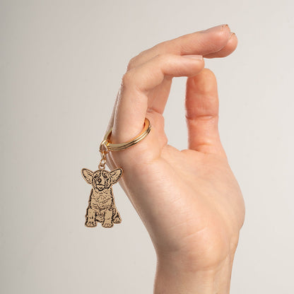 Pet Cutout Keychain